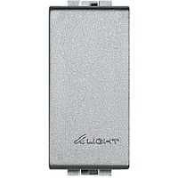 Заглушка без рамки Legrand BTicino LivingLight 1 мод. алюминий картинка